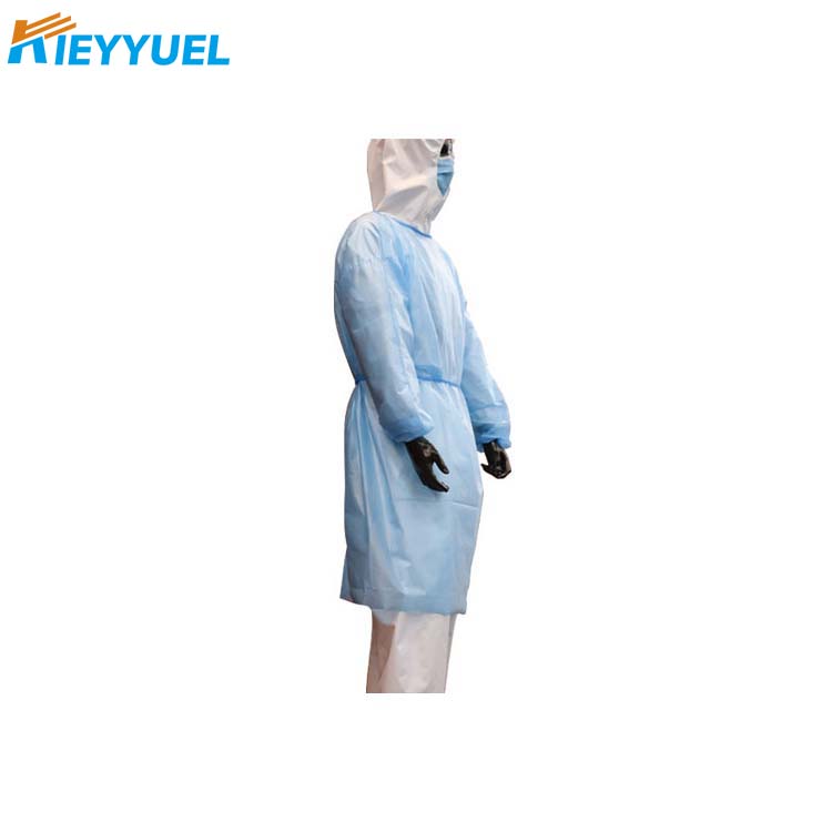 Kanzu ya upasuaji inayoweza kutolewa